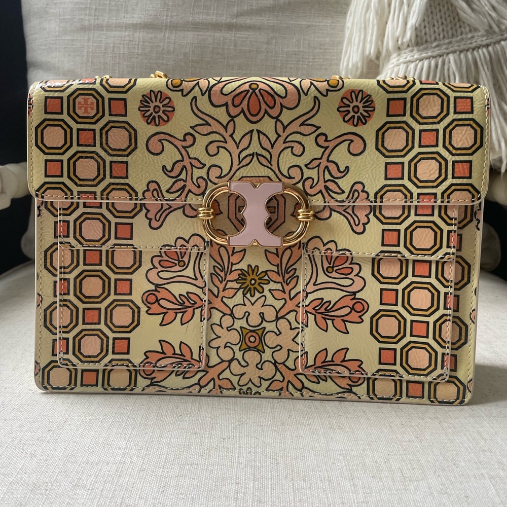 Tory Burch Multicolor Patterned Shoulder Bag